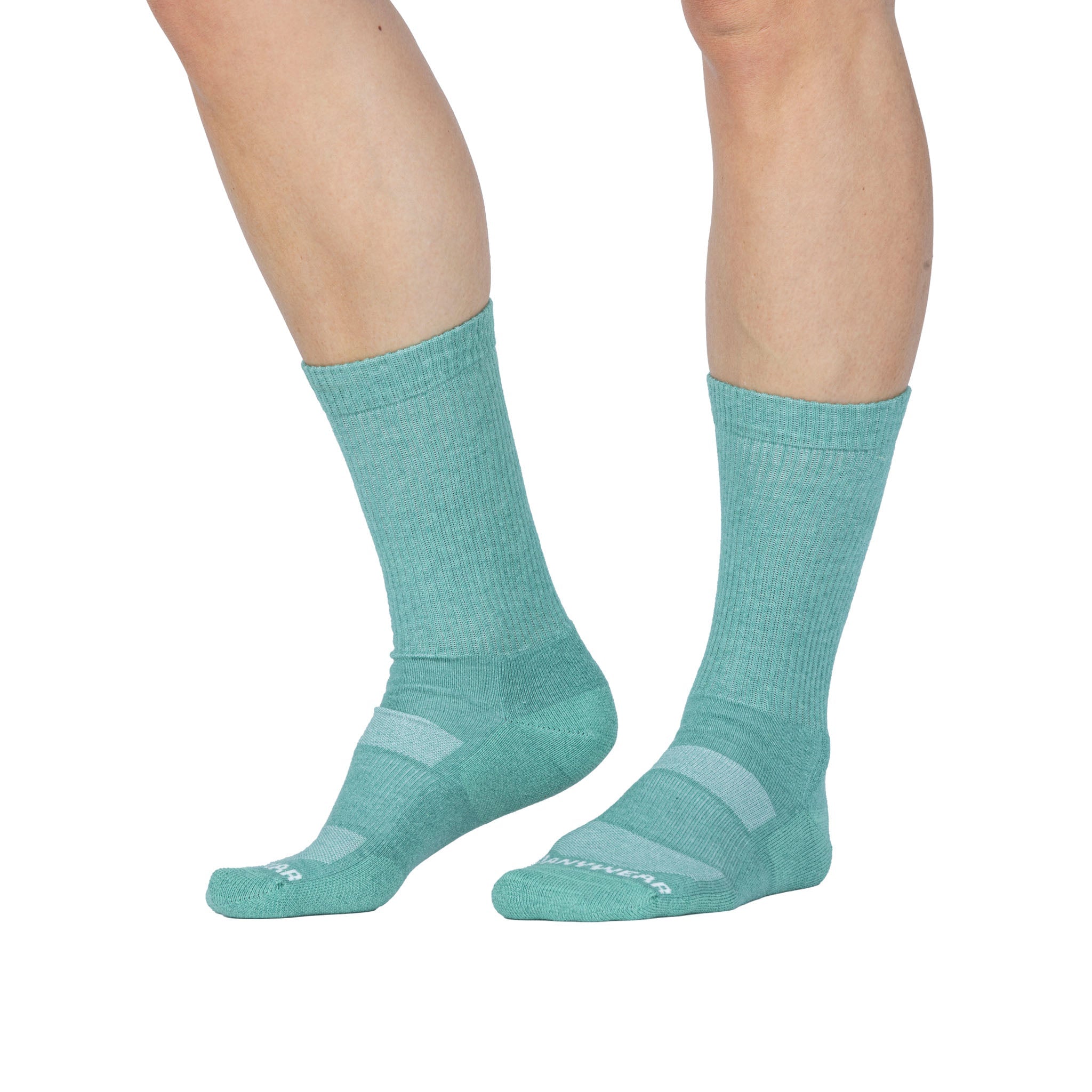 Anywear Essential Lightweight Crew Sock - 2 Pack Ink/Moss L/XL - Fox River