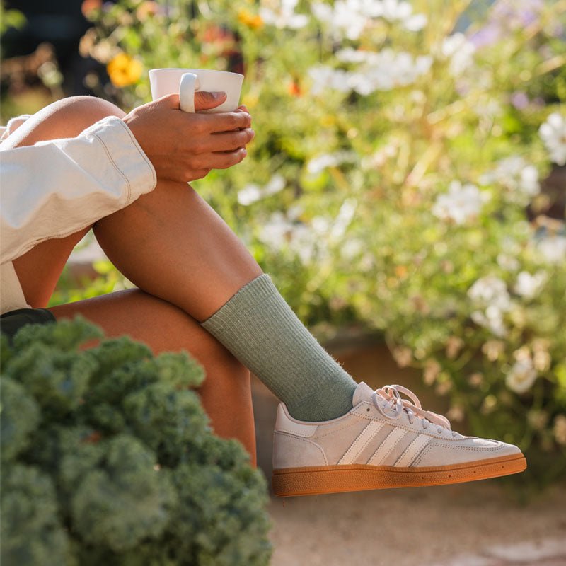 Anywear Essential Lightweight Crew Sock - 2 Pack Plum/Navy S/M - Fox River