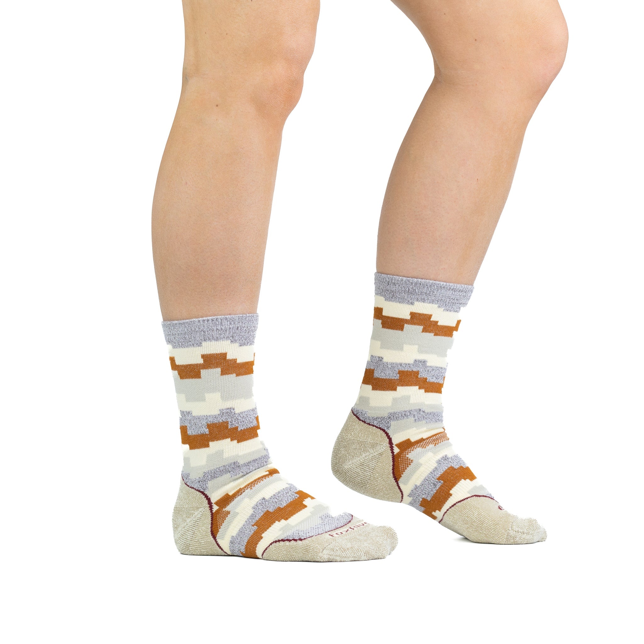 Hike Sedona Medium Weight Crew Brown Small - Fox River