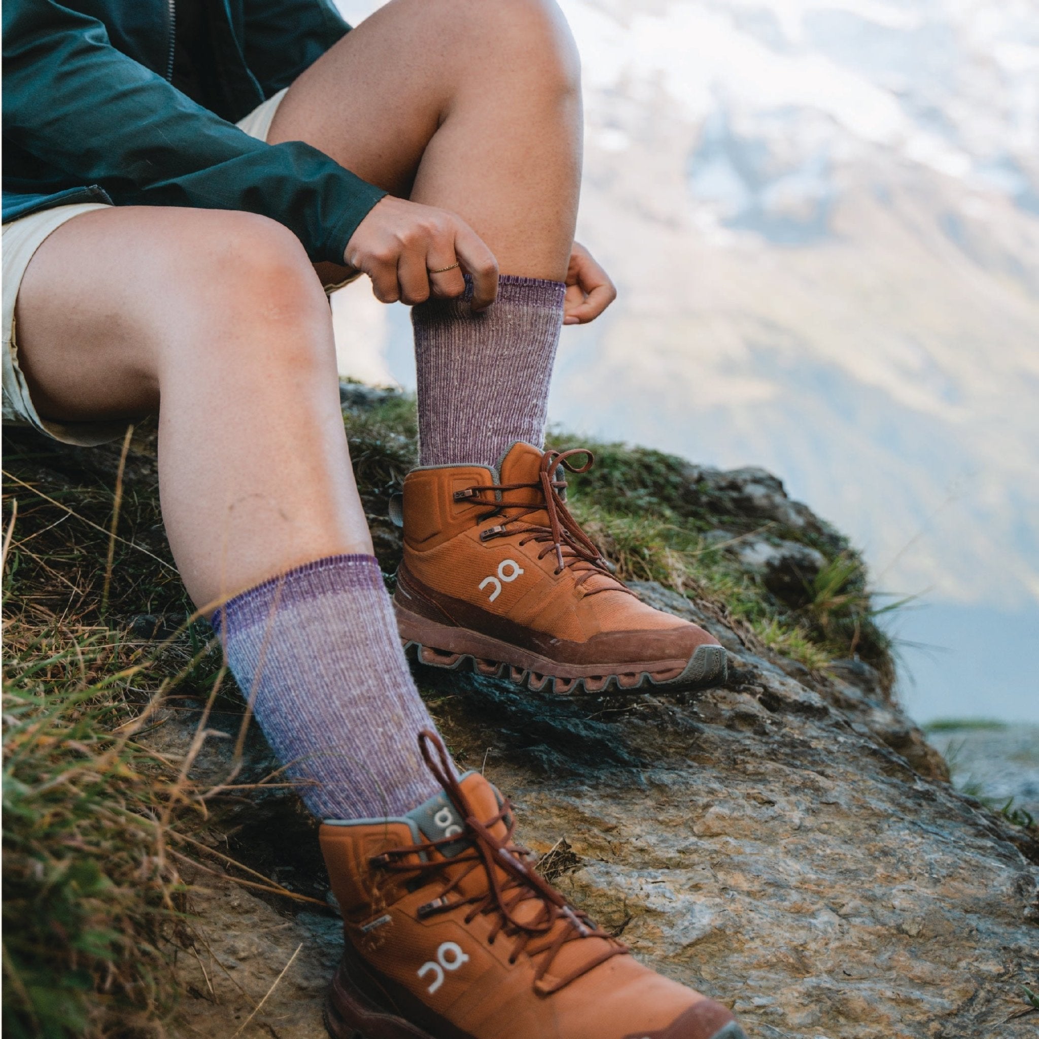 Hike Trailmaster Medium Weight Crew Graphite Small - Fox River