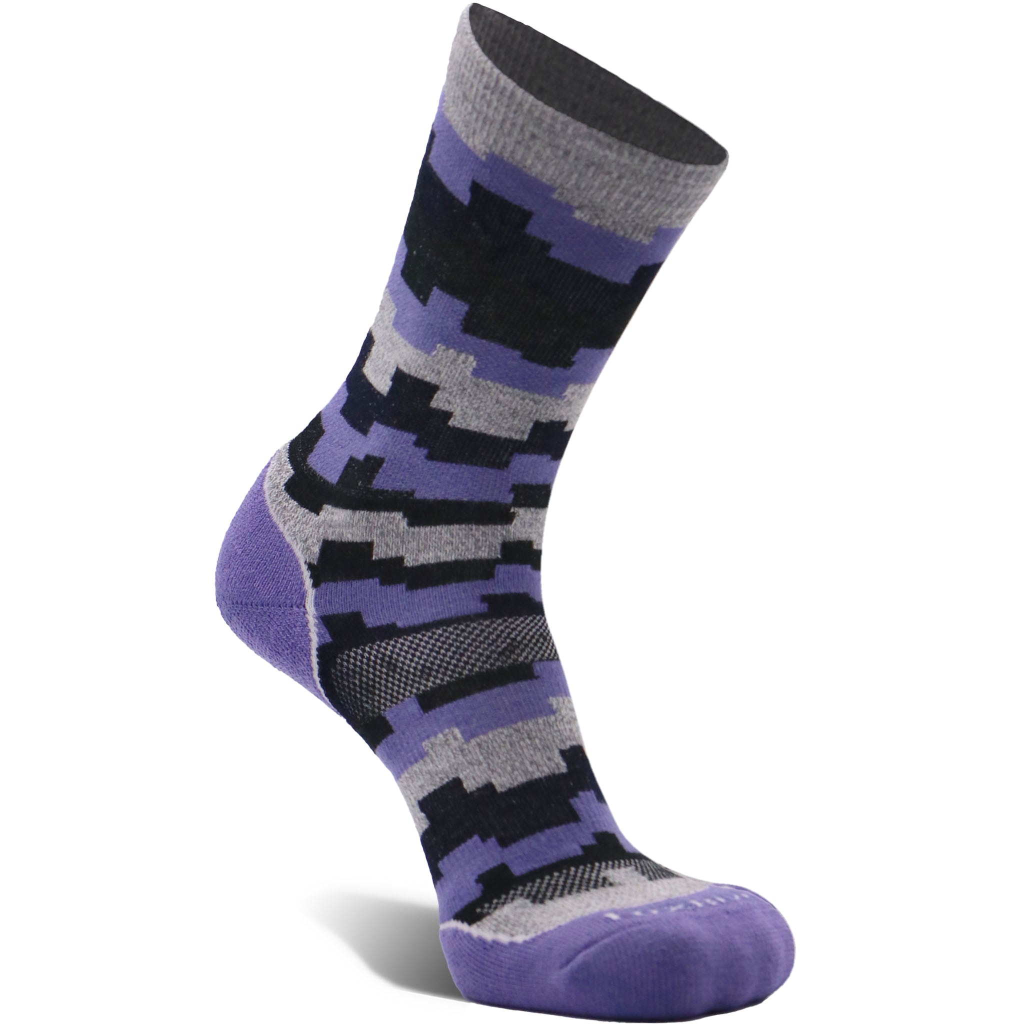 Women's Sedona Medium Weight Crew Hiking Sock Grey/Violet Medium - Fox River