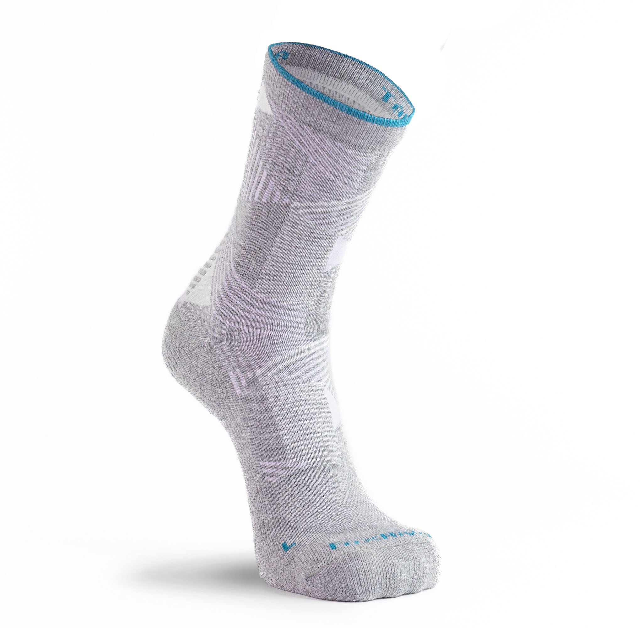 Women's Talus Lightweight Crew Hiking Sock Light Grey Small - Fox River